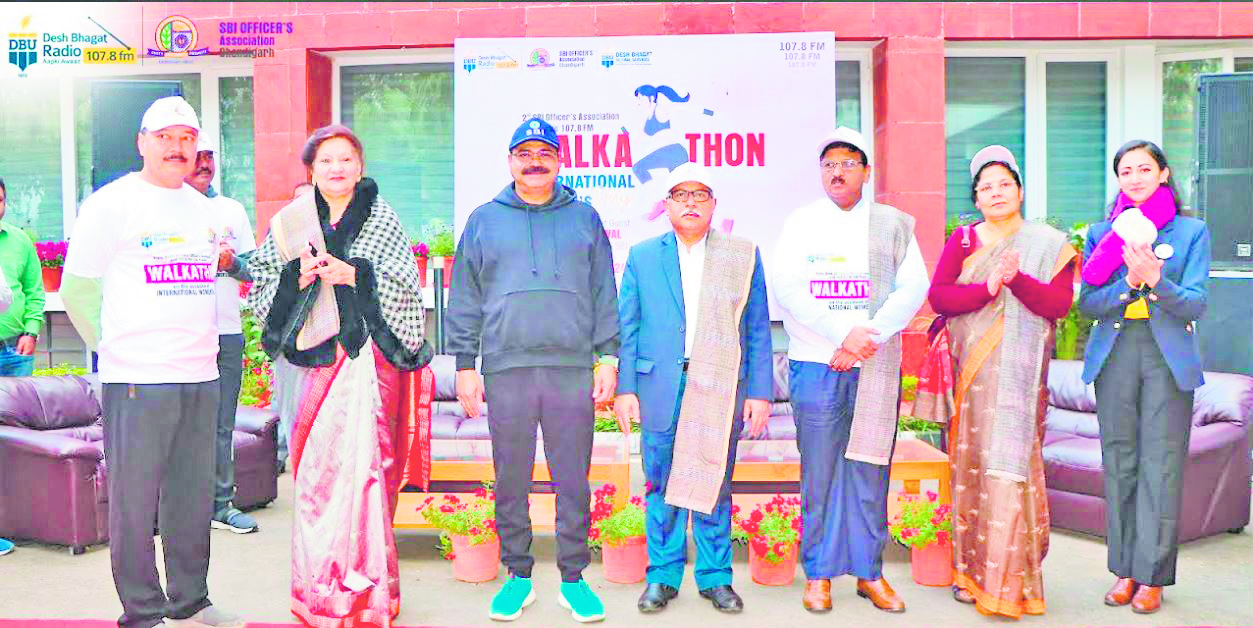 SBI officers association and Desh Bhagat Radio collaborate for women’s day walkathon