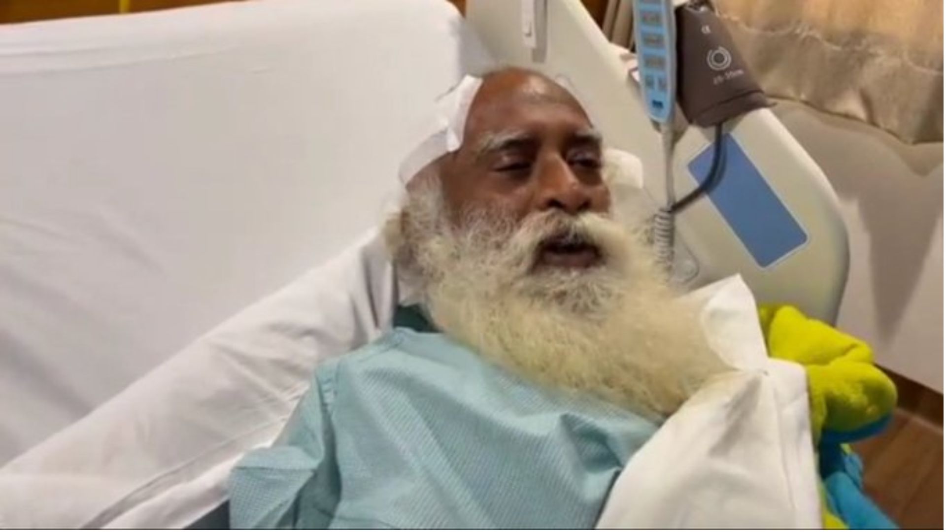 Sadhguru Shares New Video Providing Health Update After Brain Surgery
