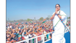 Setback to I.N.D.I.A as Mamata goes solo in all 42 seats in Bengal