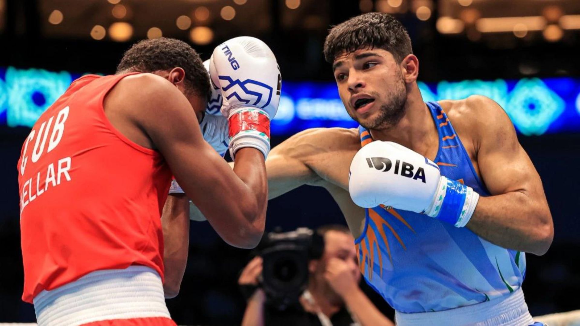 Nishant Dev Falls to Omari Jones at 1st Olympic Boxing Qualifier