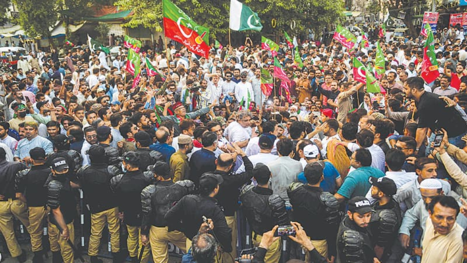 Protesters Held For Going Against electoral malpractice, says PTI