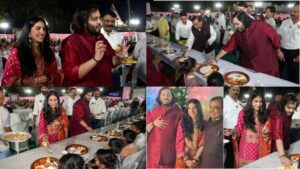 Anant Ambani, Radhika Merchant’s pre-wedding celebrations begin with ‘anna seva’