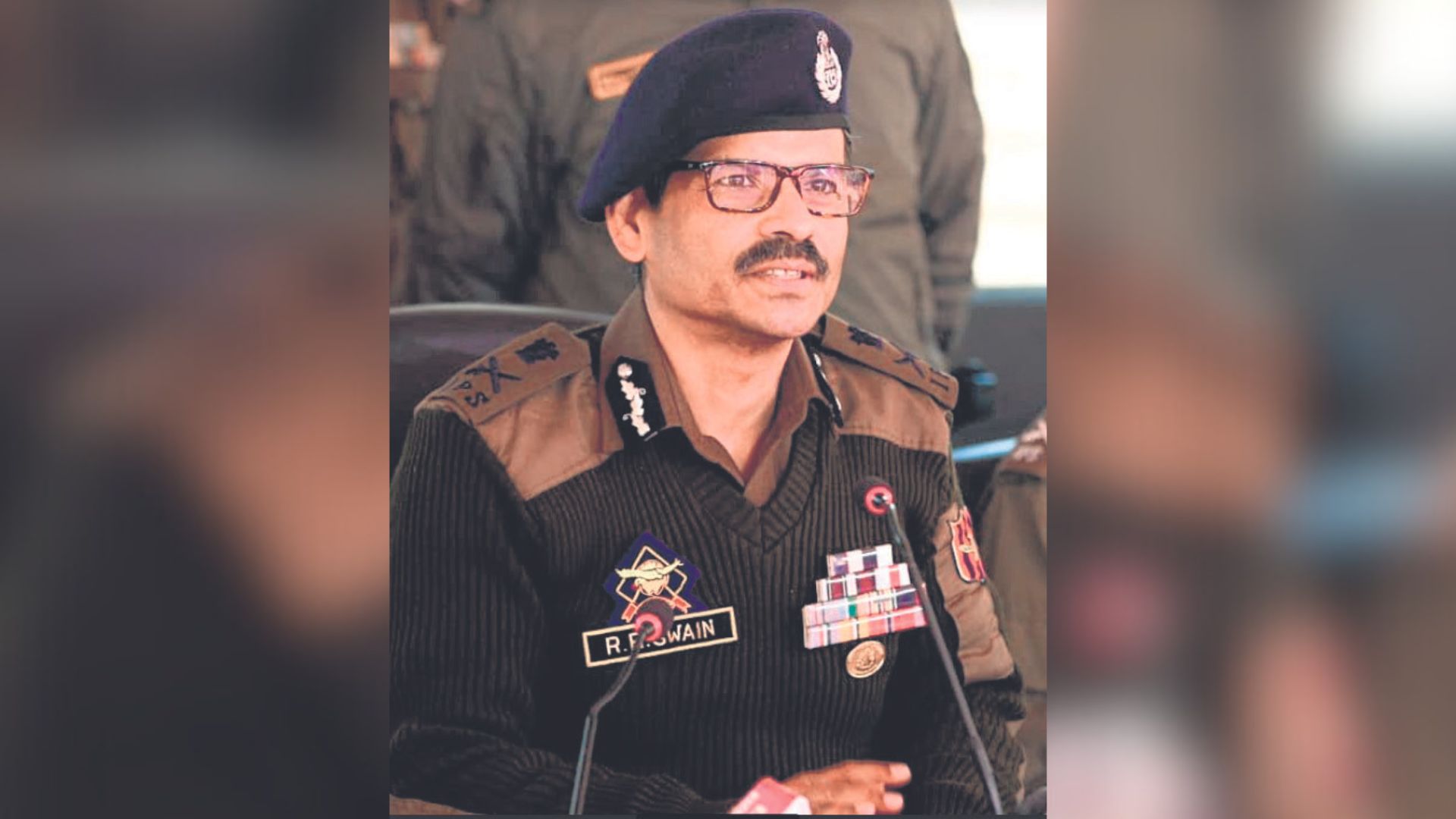 DGP R R Swain reviews security of newly commissioned Banihal-Sangaldan railway line