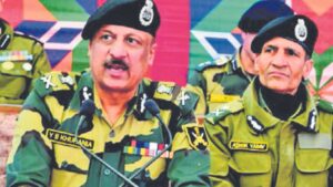 BSF special DG concludes crucial visit to Kashmir, emphasizes border security