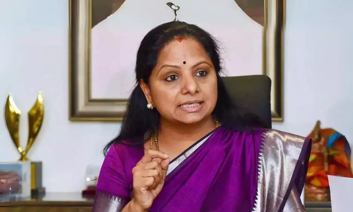 BLS leader K Kavitha produced before court in Delhi excise policy case