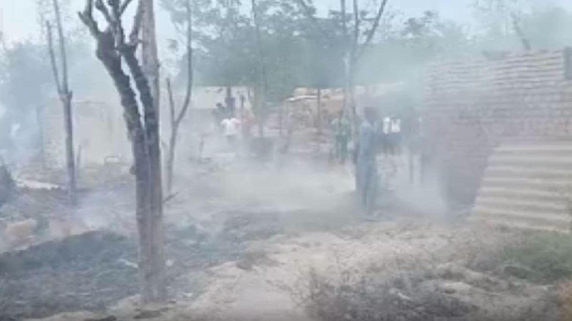 Bathinda slum fire Gas explosion kills 2 kids, injures another