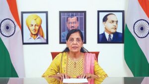 SUNITA KEJRIWAL AGAIN SHARES JAILED DELHI CM’S MESSAGE