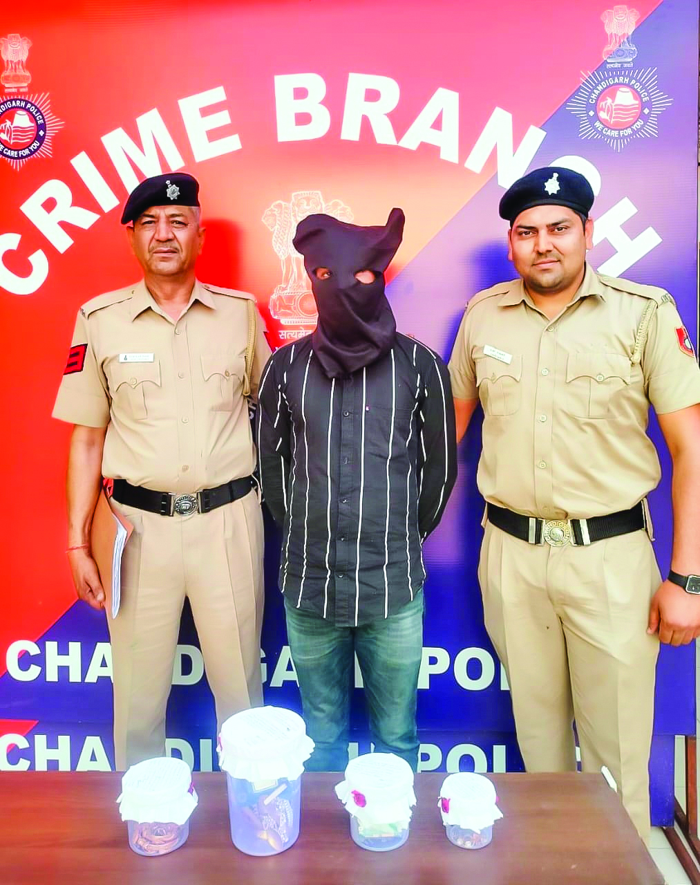 Chandigarh police arrests drug addict thief