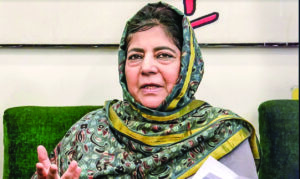 Mehbooba Mufti accuses BJP of exploiting Kashmiri Pandits’ suffering for political gain