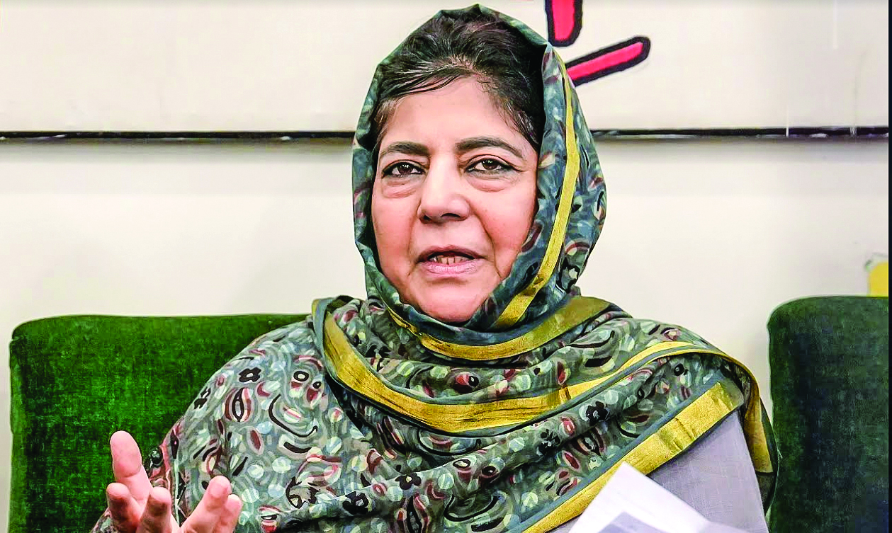 Mehbooba Mufti accuses BJP of exploiting Kashmiri Pandits’ suffering for political gain