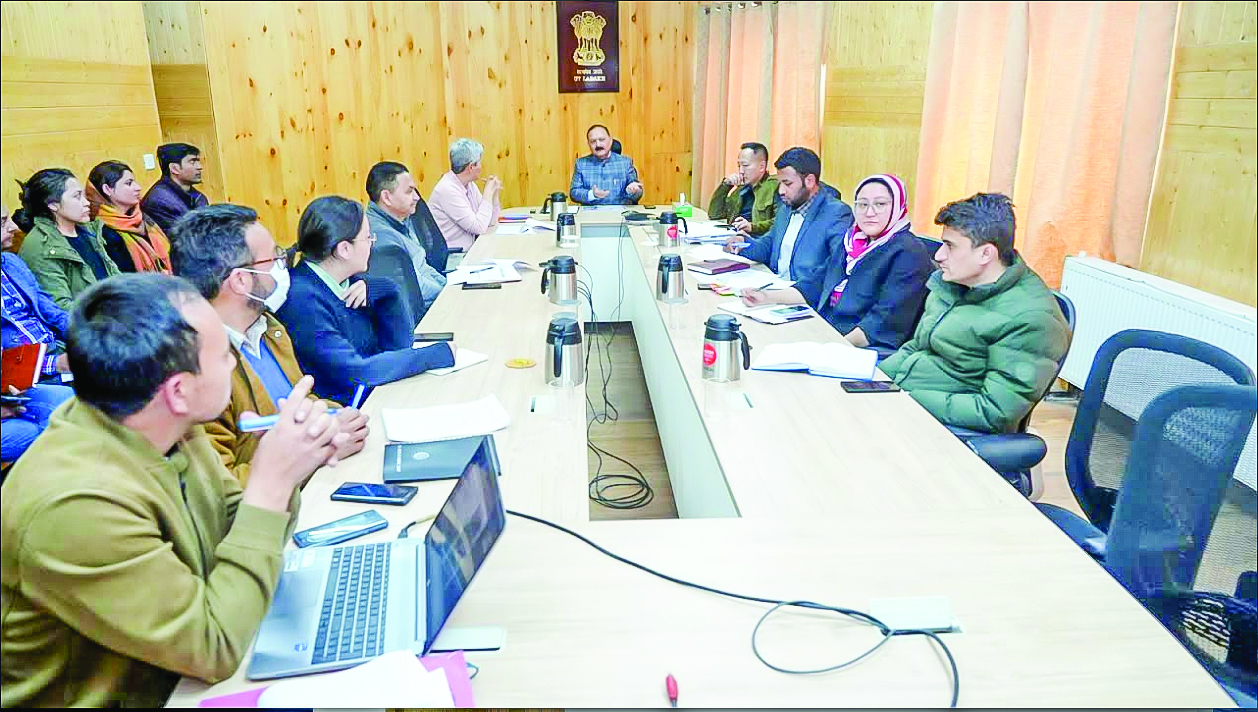 Ladakh Skil Development Mission reviews progress and plans at meeting
