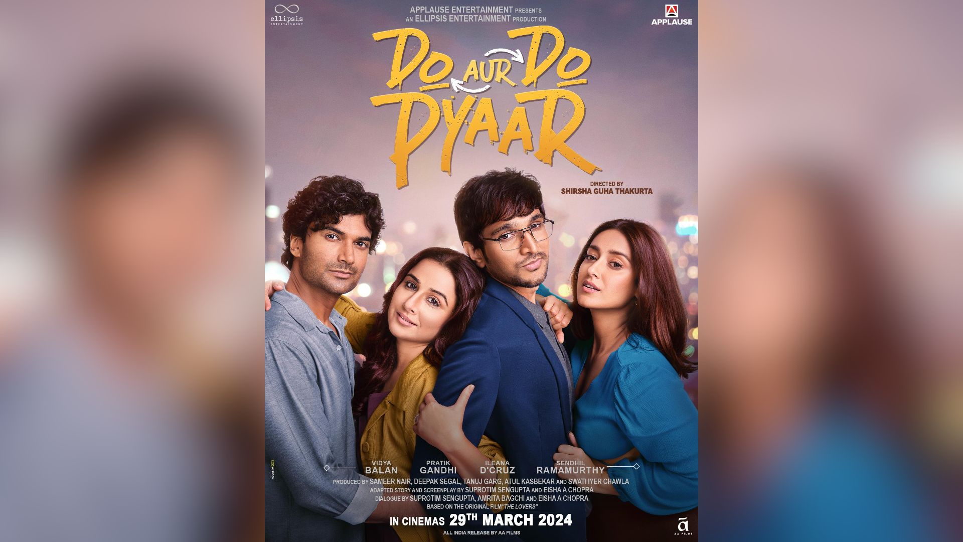 The release date for the Vidya Balan, Pratik Gandhi, and Ileana D’Cruz film Do Aur Do Pyaar is announced