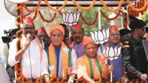 LS Polls: Rajnath Singh files nomination from Lucknow constituency