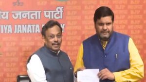 Former Congress leader Gourav Vallabh joins BJP