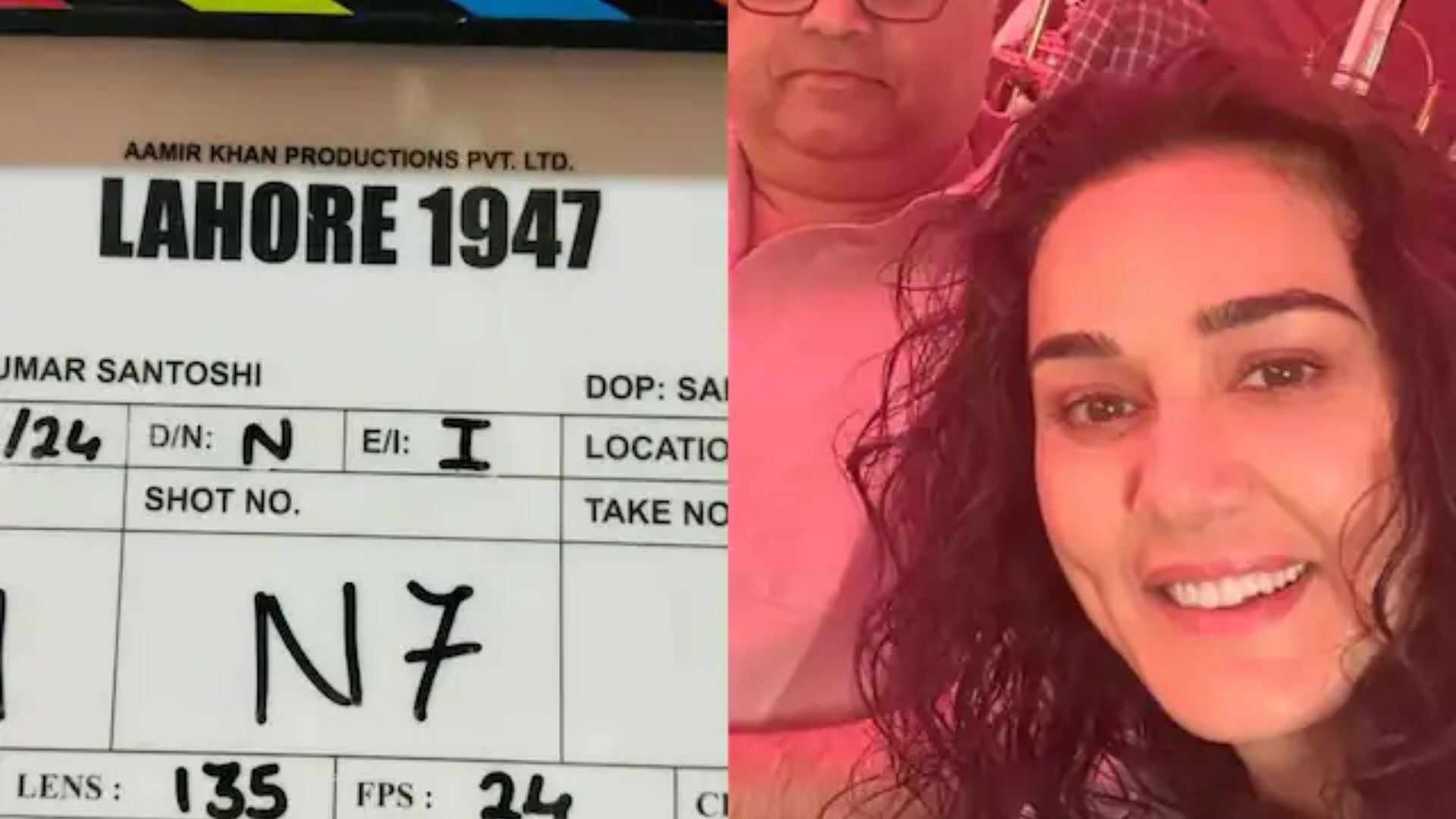 Preity Zinta starts filming for ‘Lahore 1947’