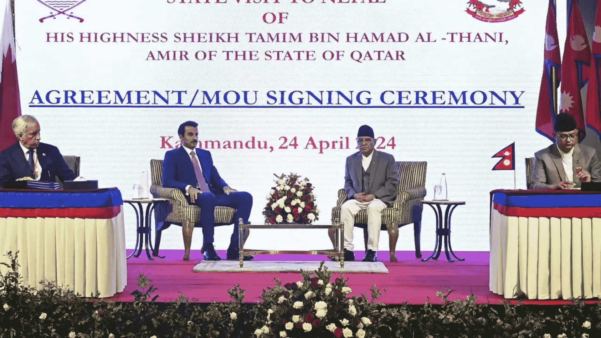 Nepal, Qatar Sign 8 Deals, Labor Pact Excluded