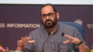 Rajeev Chandrashekhar files nomination for Lok Sabha Polls from Thiruvananthapuram