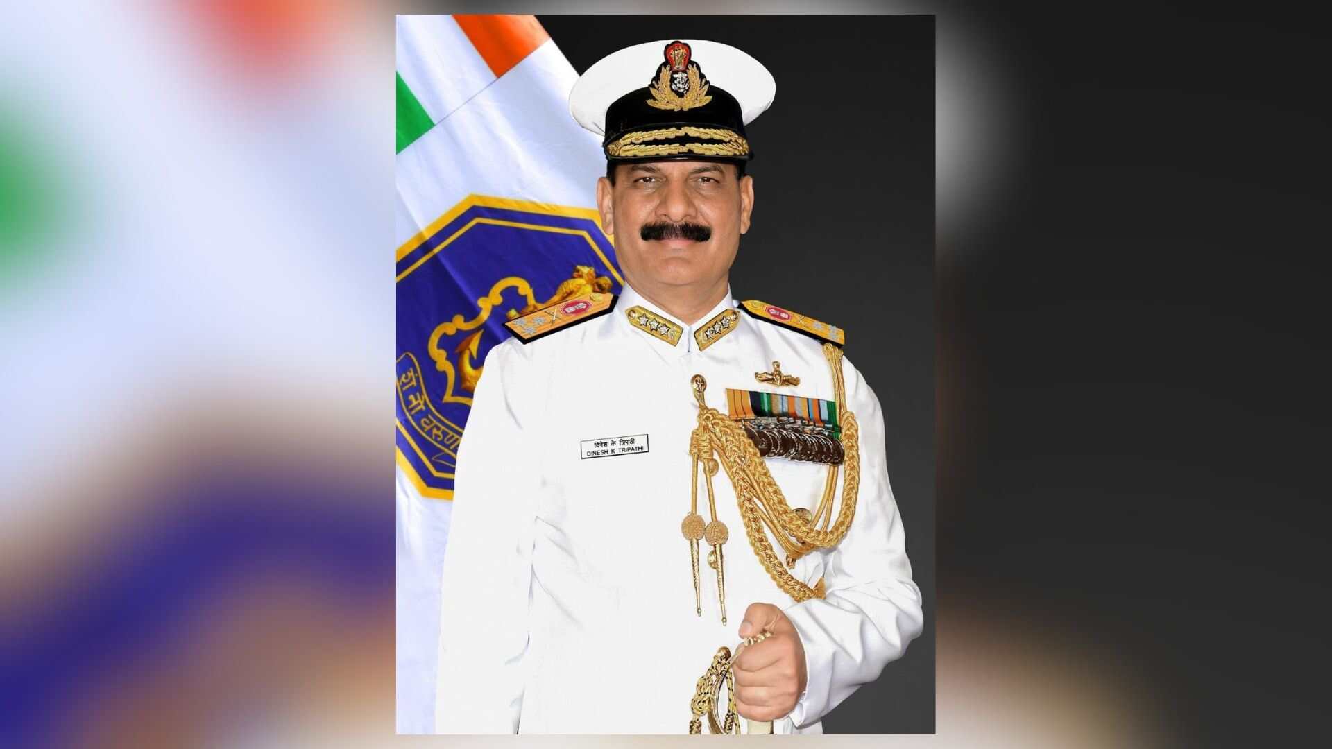 Admiral Dinesh K Tripathi Appointed As New Navy Chief