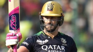 IPL 2024: RCB Skipper Faf du Plessis Penalized Rs 12 Lakh for Slow Over-Rate