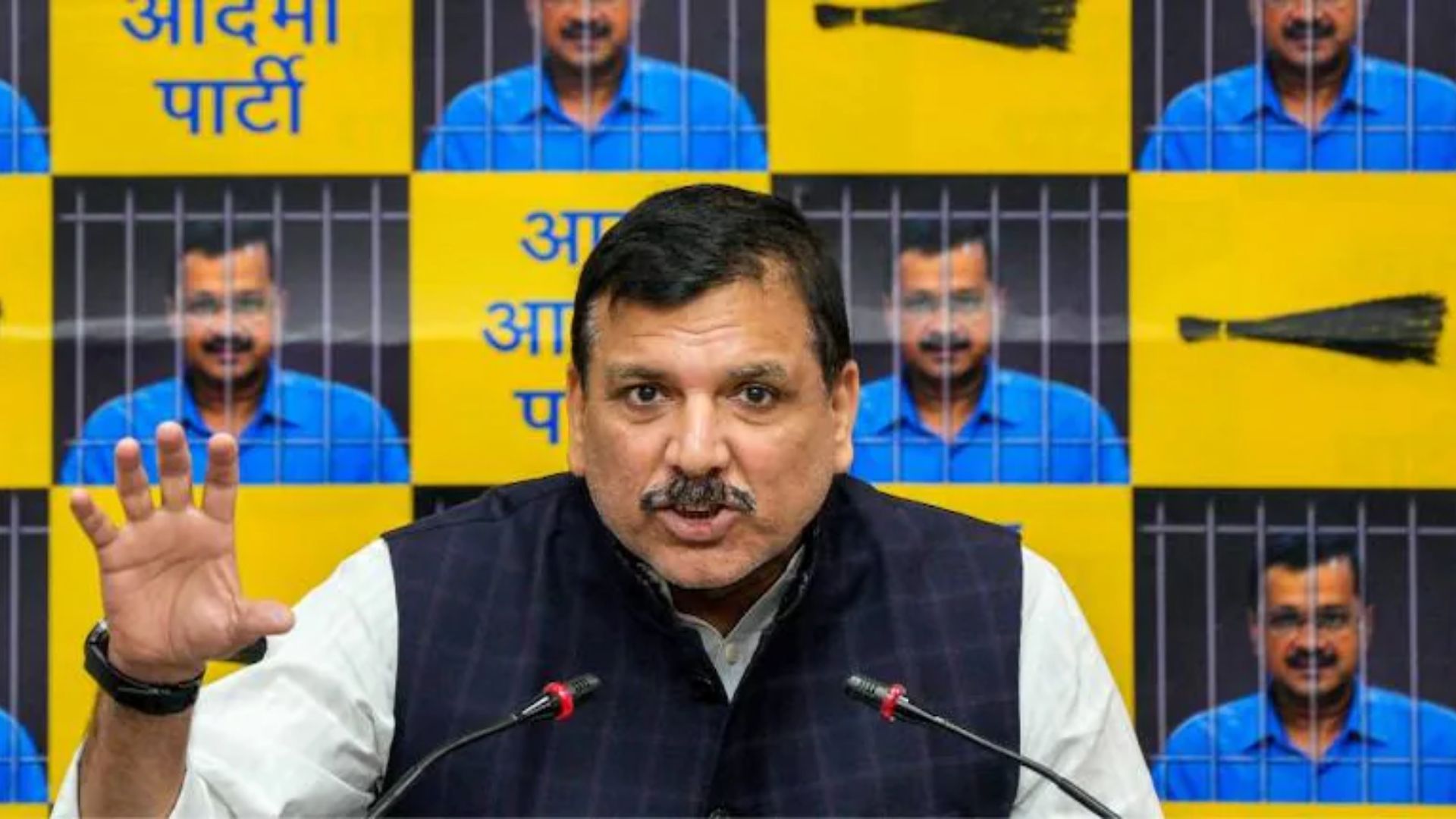AAP leader Sanjay Singh alleges BJP’s involvement in Delhi liquor scam