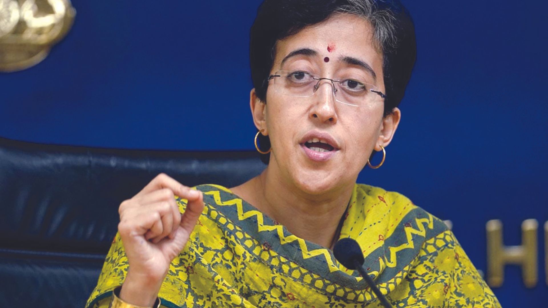 ATISHI ACCUSES bjp of attempting to overthrow the Delhi govt