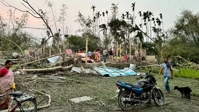 Tornado kills five in north Bengal, triggers political storm