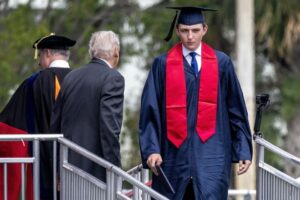 Donald and Melania Trump Proudly Watch Their Son’s Graduation Ceremony