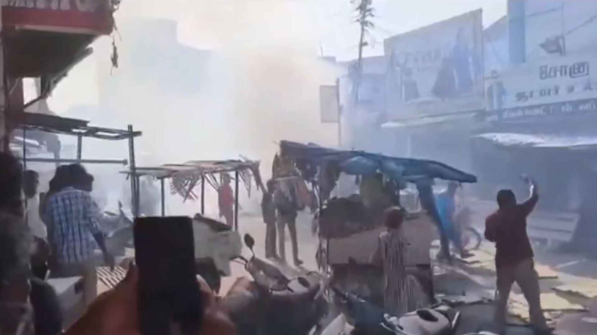 TN: 2 Shops Razed Due to Gas Cylinder Explosion, Leaving 6 Injured