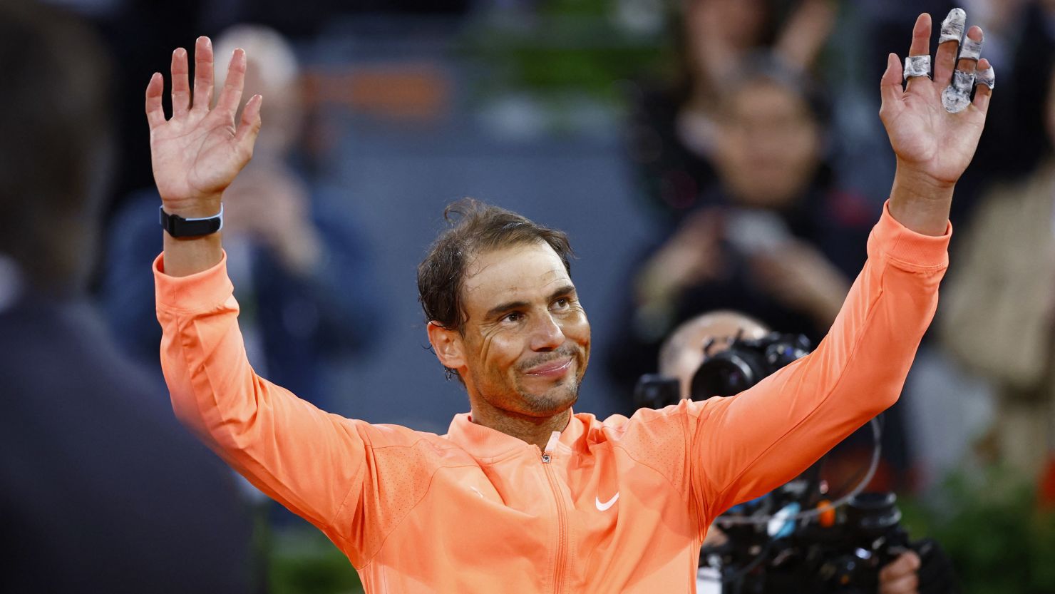 Rafael Nadal Bids Emotional Farewell to Madrid Fans