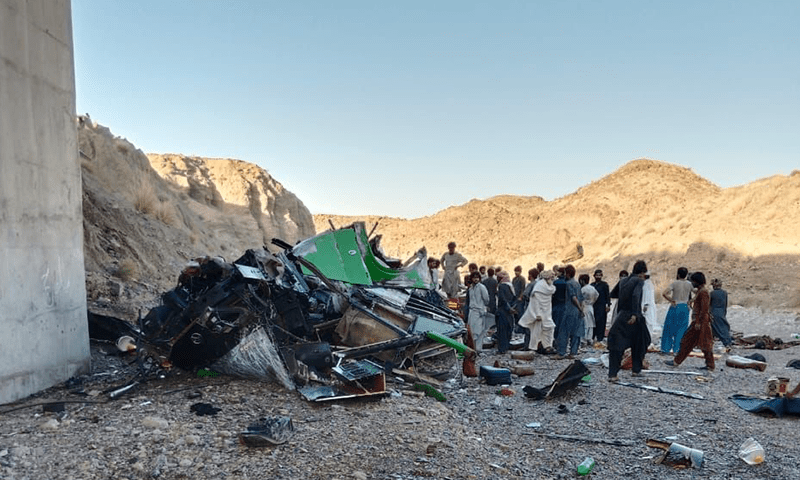 Pak: 28 Died, 22 Injured as Bus Falls into Ravine in Balochistan’s Washuk