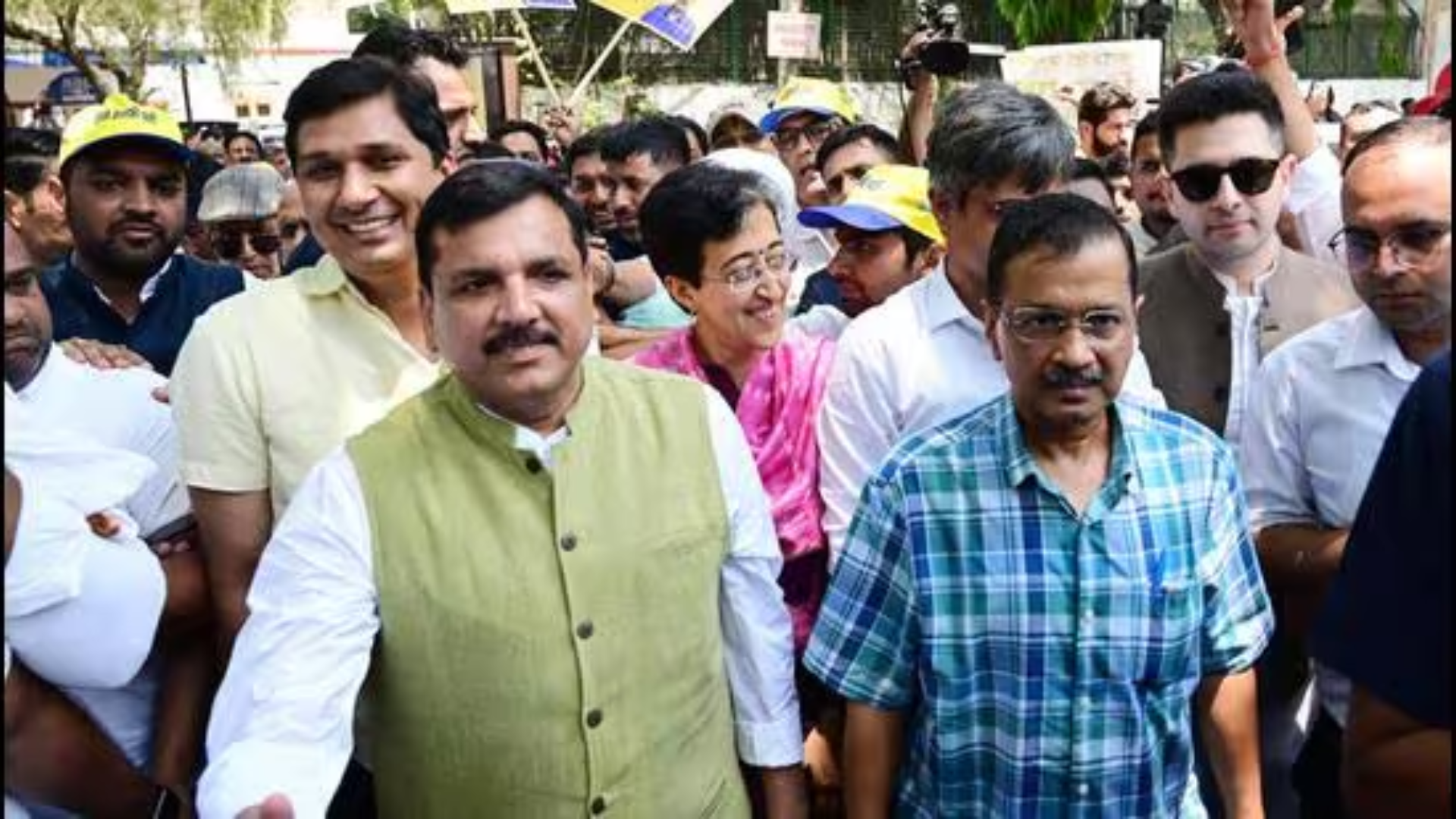 AAP Protest In Delhi: Bibhav Kumar Brought To Arvind Kejriwal's Residence By Delhi Police