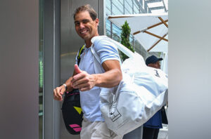 French Open: Tennis Legend Rafael Nadal All Smiles as He Gets Rousing Welcome at Main Court, Begins Training