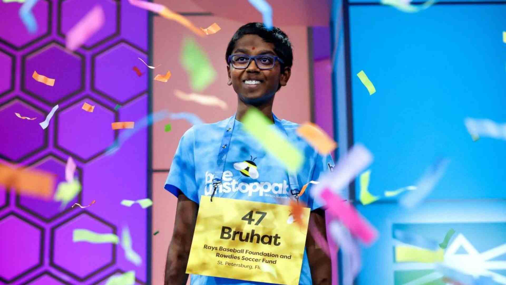 Bruhat Soma Leads Scripps National Spelling Bee Finalists in White House Visit