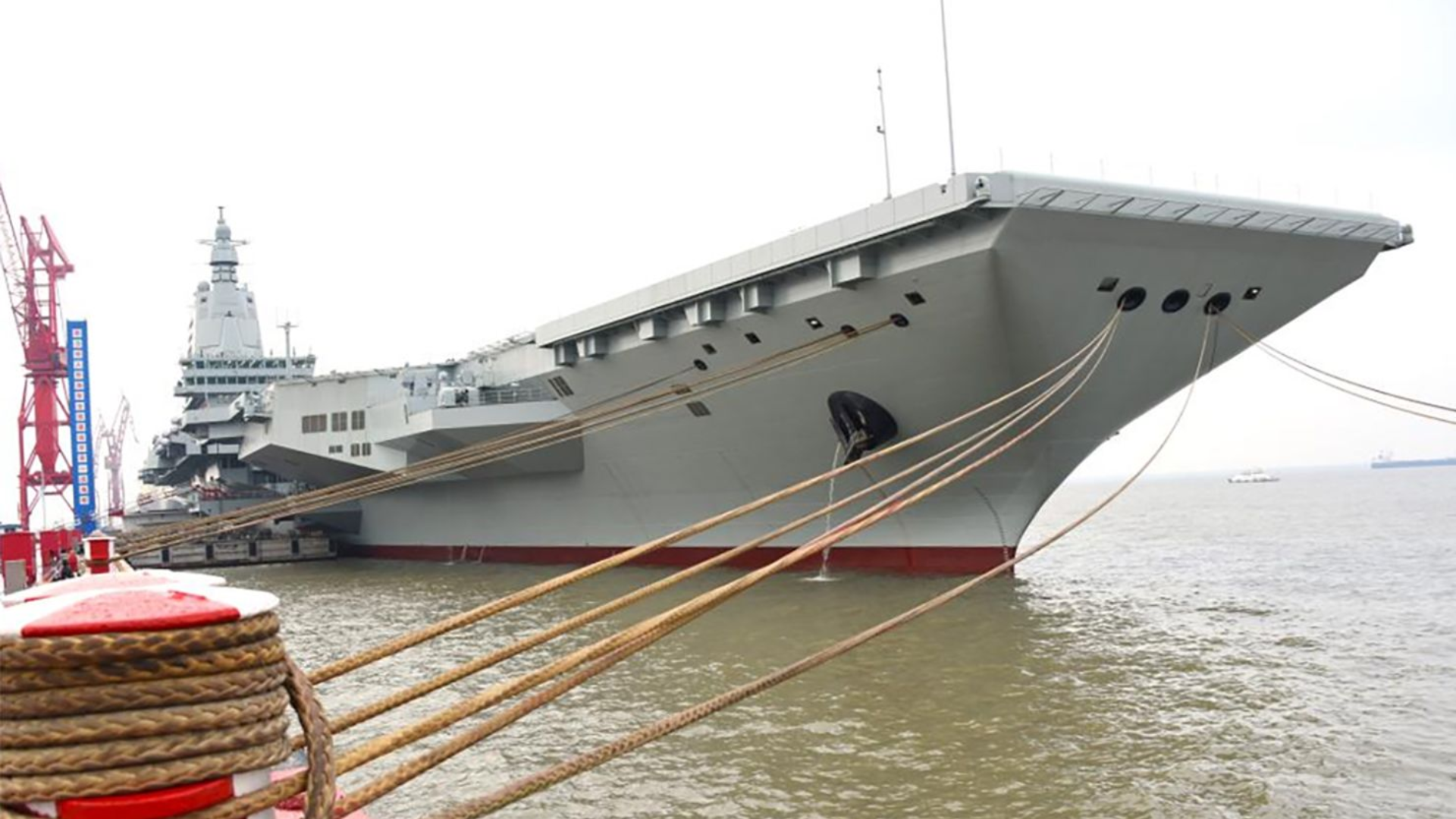 China's Newest Aircraft Carrier is Set Out for its First Sea Trials
