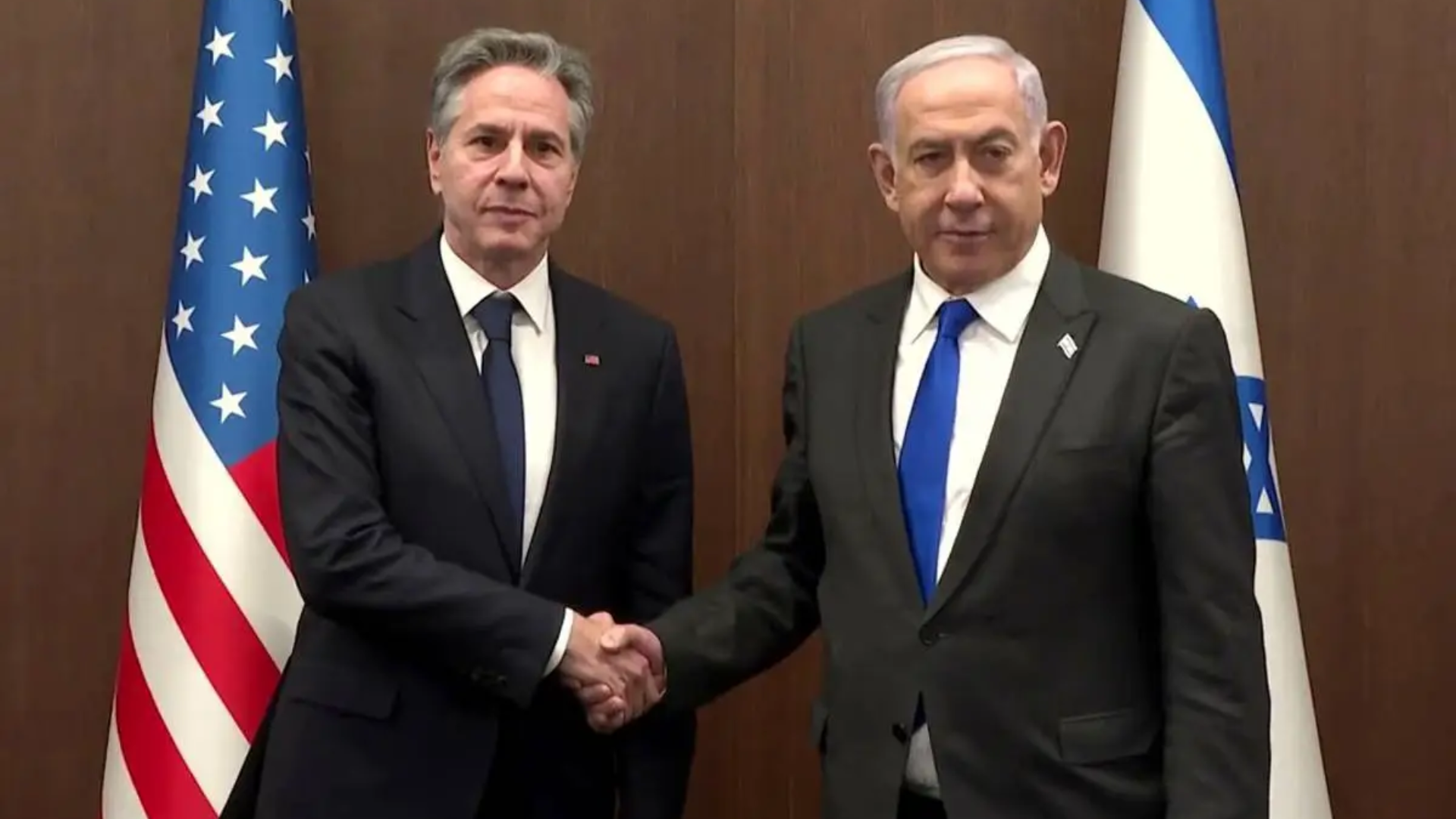 Gaza Ceasefire US Secretary Talks with Israel PM Netanyahu