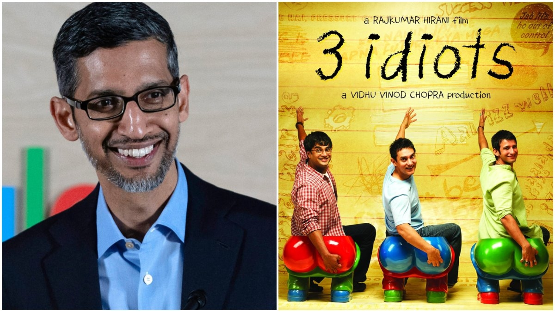 Google CEO Sundar Pichai Uses ‘3 Idiots’ Scene to Illustrate ‘Success’