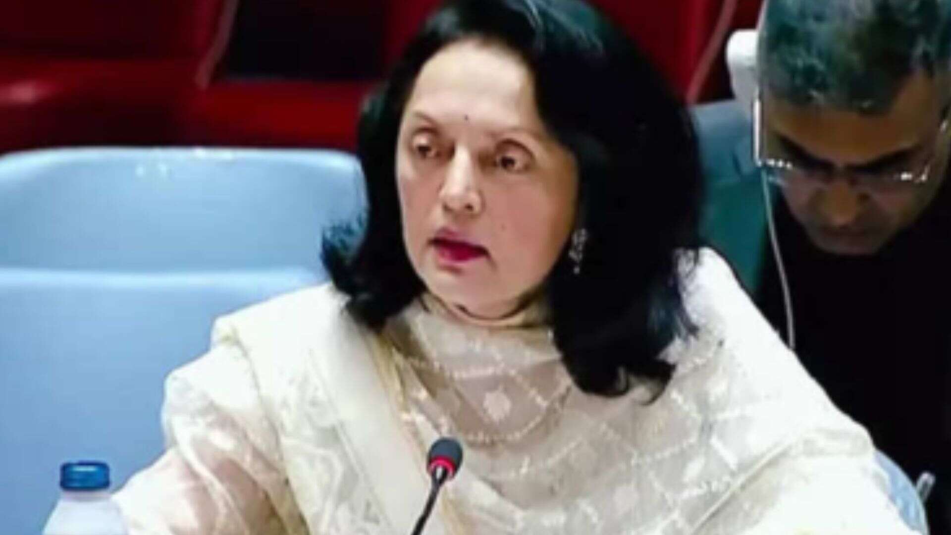 India's Permanent UN Respresentative Ruchira Kamboj Speaking At UN
