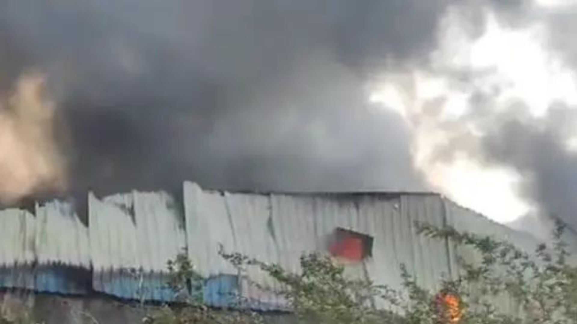 Fire erupts at Mundka Industrial Area