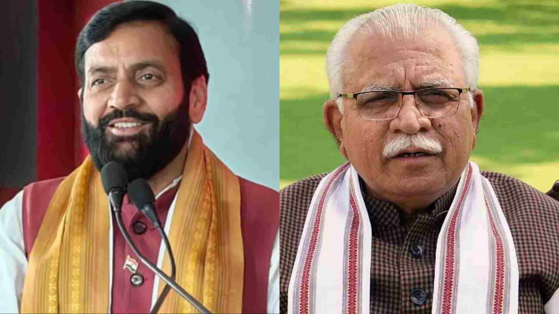 Haryana CM, Former CM Submit Nomination Papers From Karnal