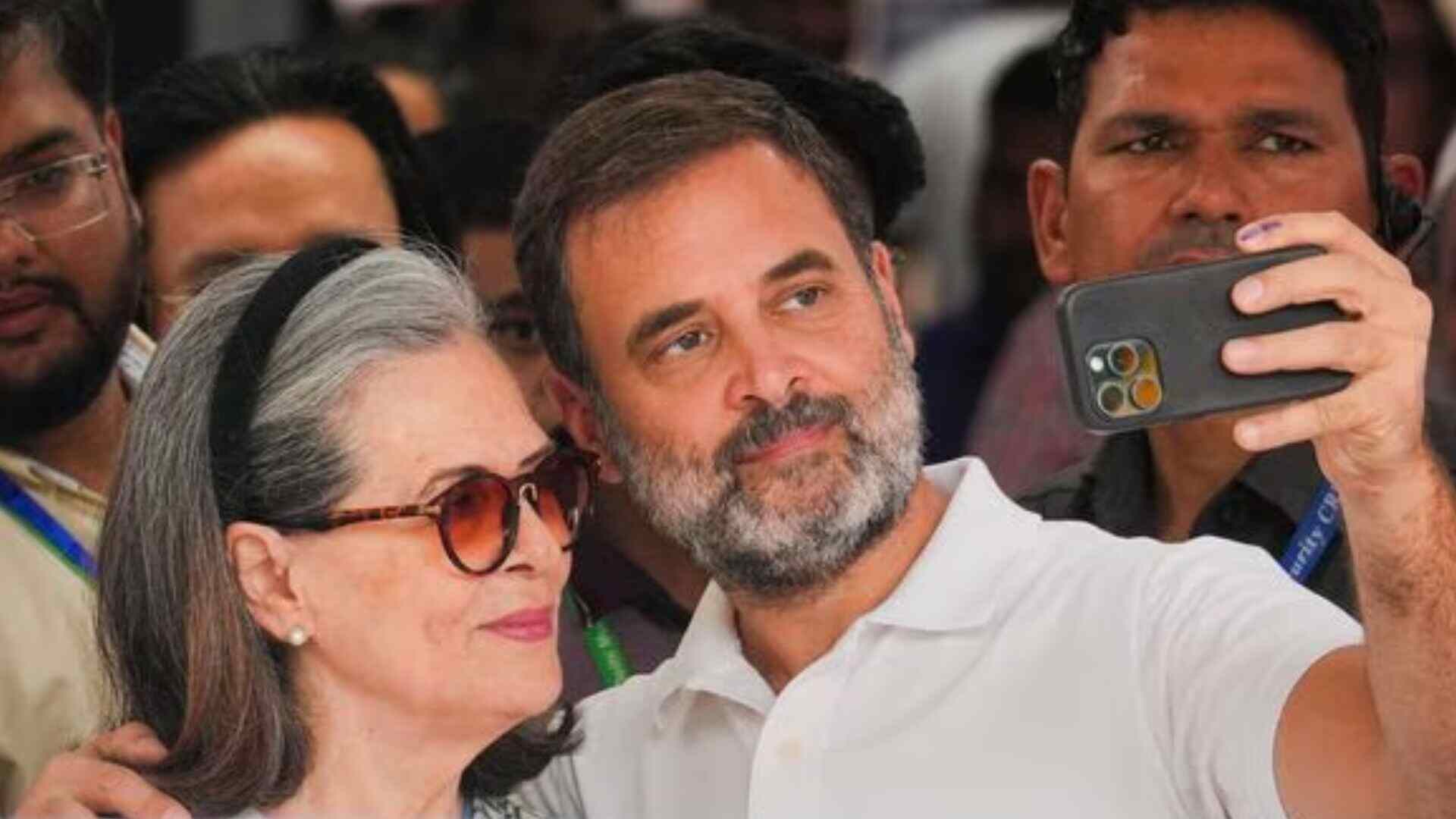 LS Polls 2024: Congress Leader Rahul Gandhi And Sonia Gandhi Cast Their Vote