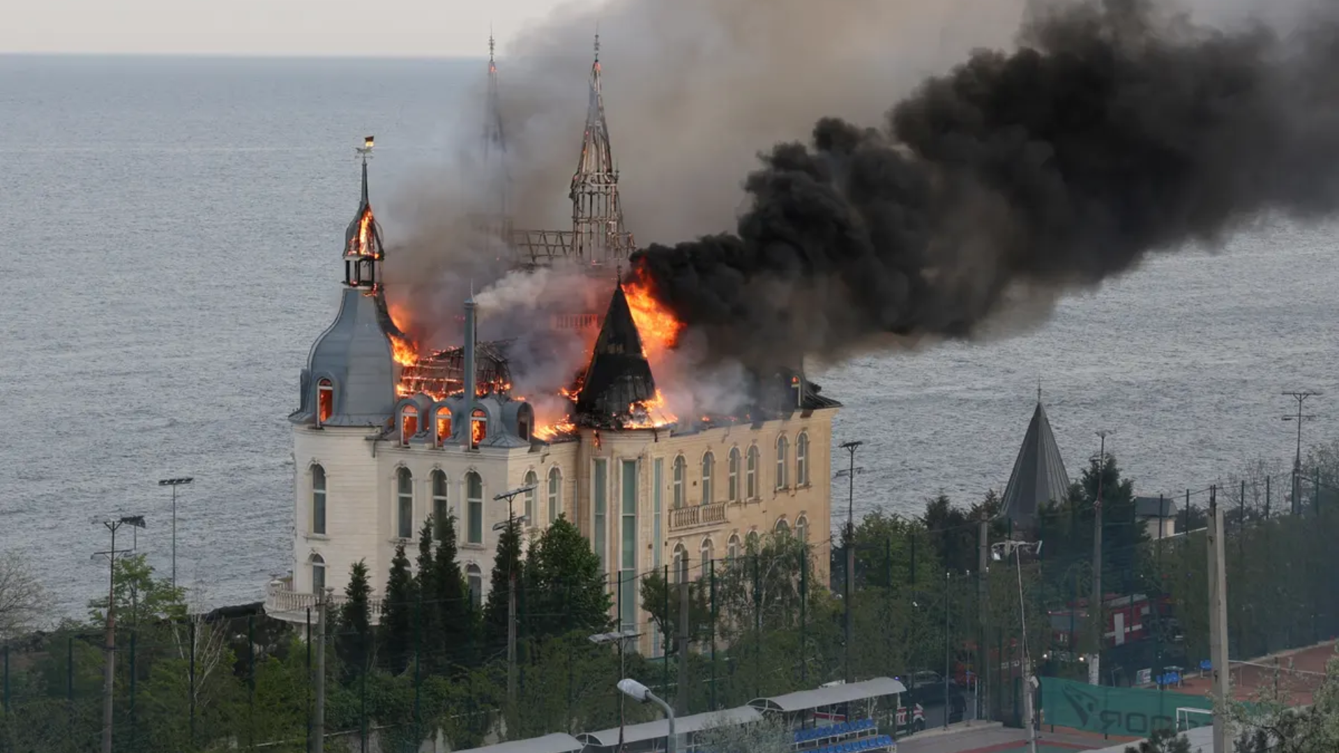 Russian Missile attack destroys Ukraine’s ‘Harry Potter Castle’
