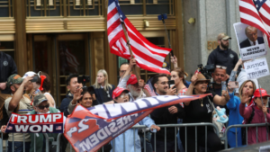 Supporters of former U.S. President Donald Trump