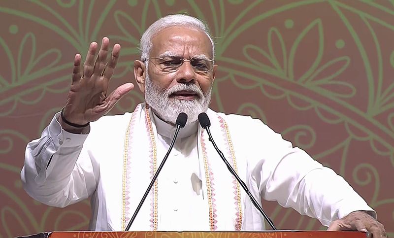 PM Modi Urges People To Think Over Difference Of ‘Vote Jihad and Ram Rajya’