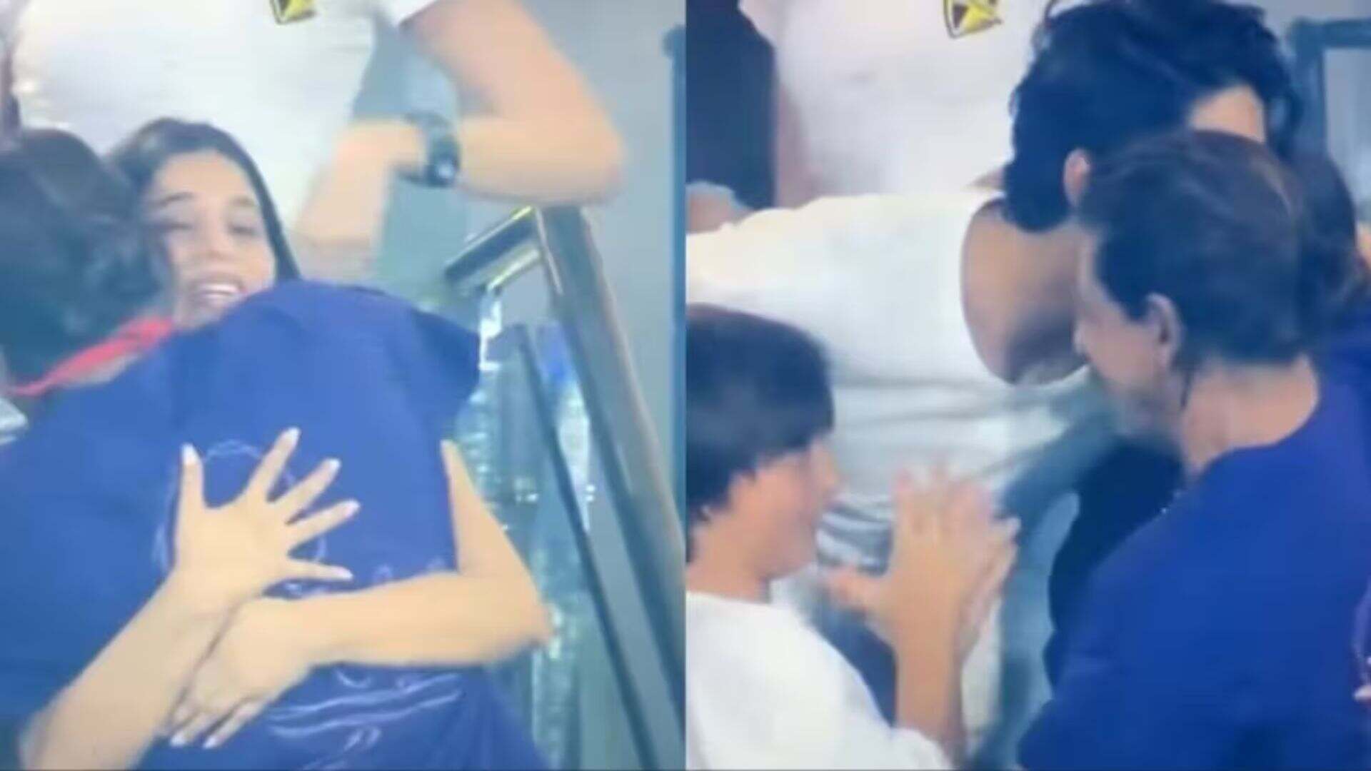 VIDEO: Emotional Suhana Khan Hugs Dad Shah Rukh Khan After KKR’s IPL Win