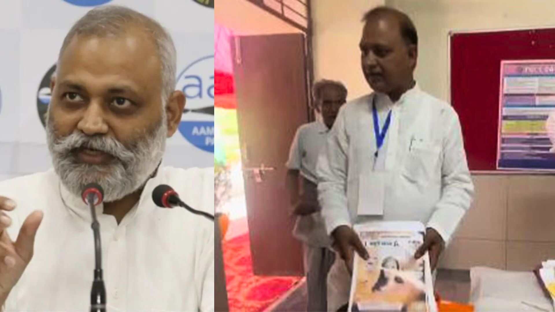 Lok Sabha Elections 2024: ‘BJP’s Polling Agents Openly Showing Pamphlets Inside Polling Booth’, Says AAP’s Somnath Bharti