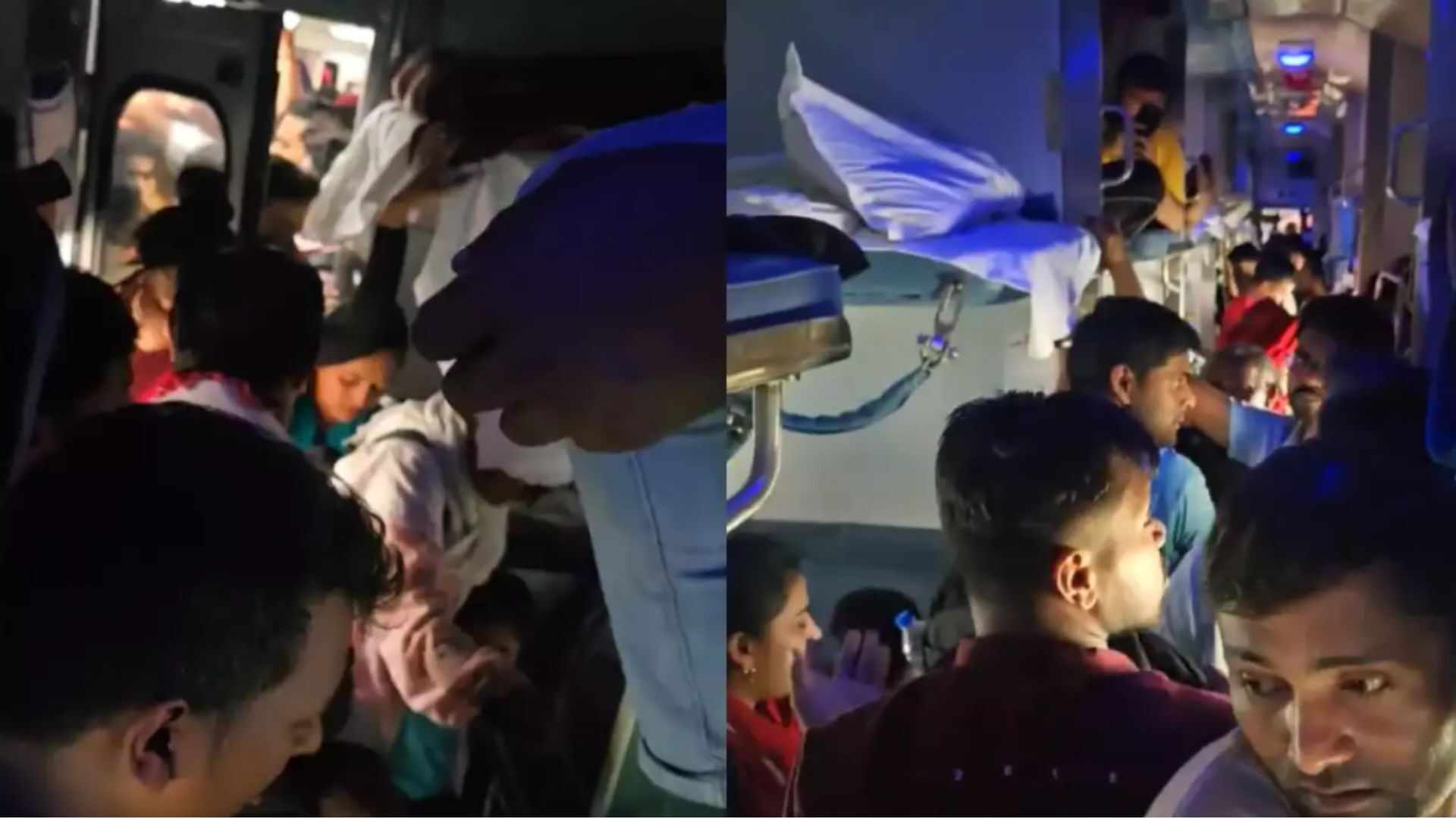 Unreserved Passengers Overrun Reserved Coaches In Brahmaputra Express