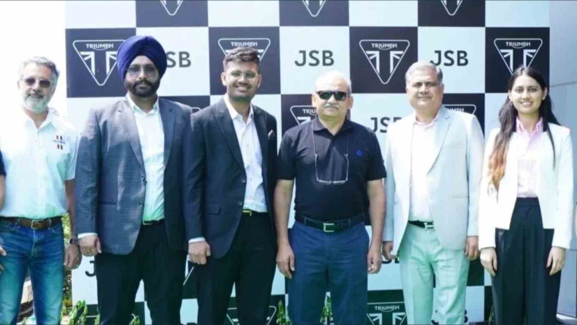 Bajaj Auto ED Unveils New Triumph Showroom by JSB Group