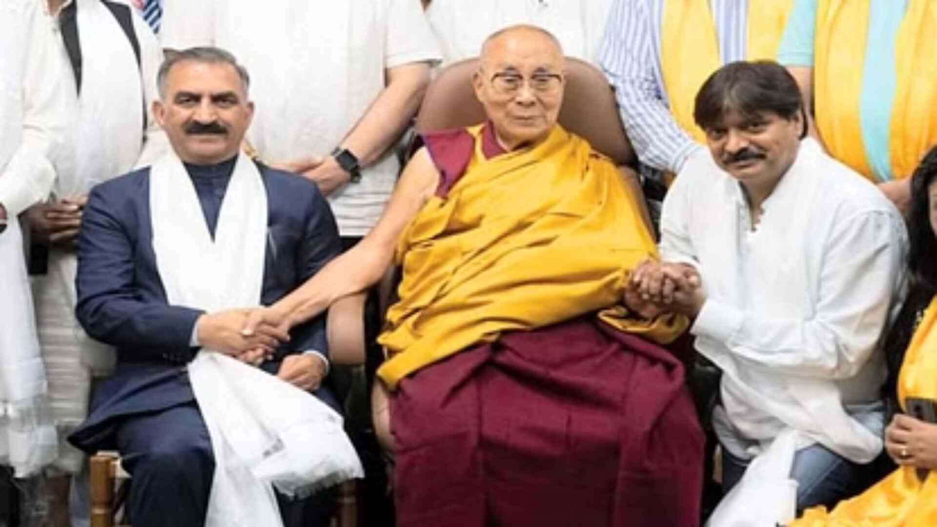 Dharamshala: Himachal CM Sukhu Meets Tibetan Spiritual Leader Dalai Lama