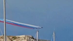 French Military Jets Accidentally Display Russian Flags in Marseille Sky