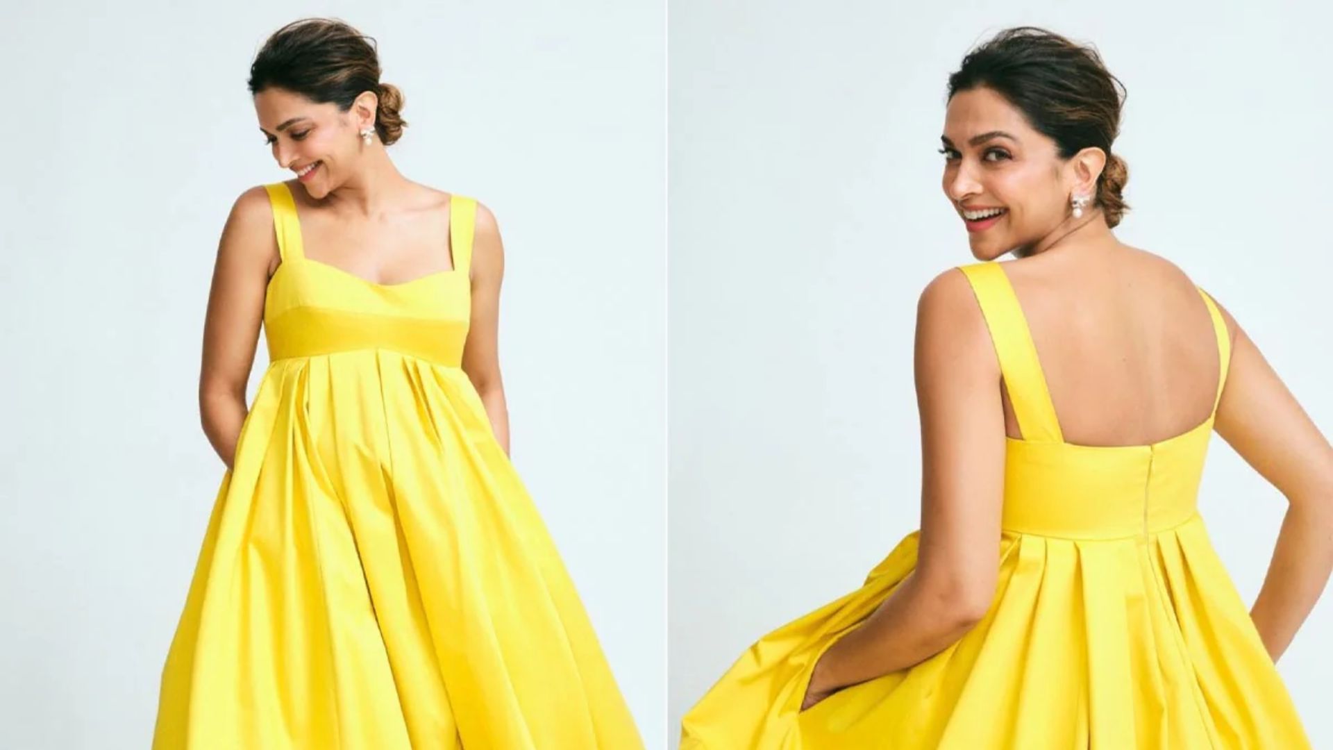  Deepika Padukone Glows In Yellow Dress Amid Pregnancy
